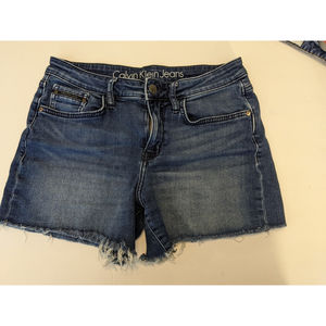 Calvin Klein size 26 cutoff Jean Shorts